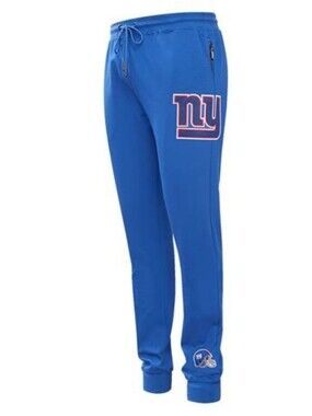 New Pro Standard New York Giants Logo NFL Blue Jogger Sweatpants XXXL Org. $100